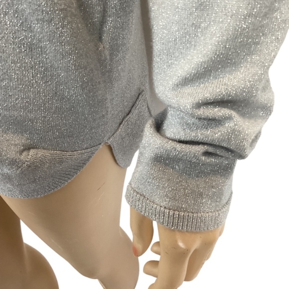 Evolution by Cyprus silver cowl neck sweater size small - Picture 5 of 7